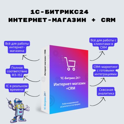 Программа для ЭВМ "1С-Битрикс24". Лицензия Интернет-магазин + CRM (12 мес.) - купить в Калитве